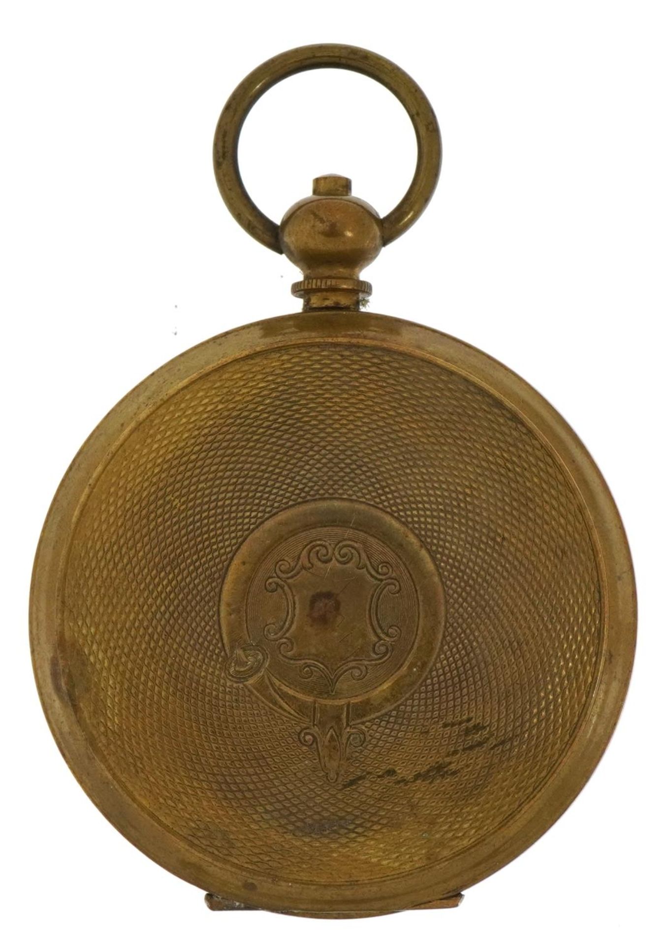 Gentlemen's Superior Railway Timekeeper open face pocket watch with enamelled dial, 53mm in diameter - Image 2 of 3