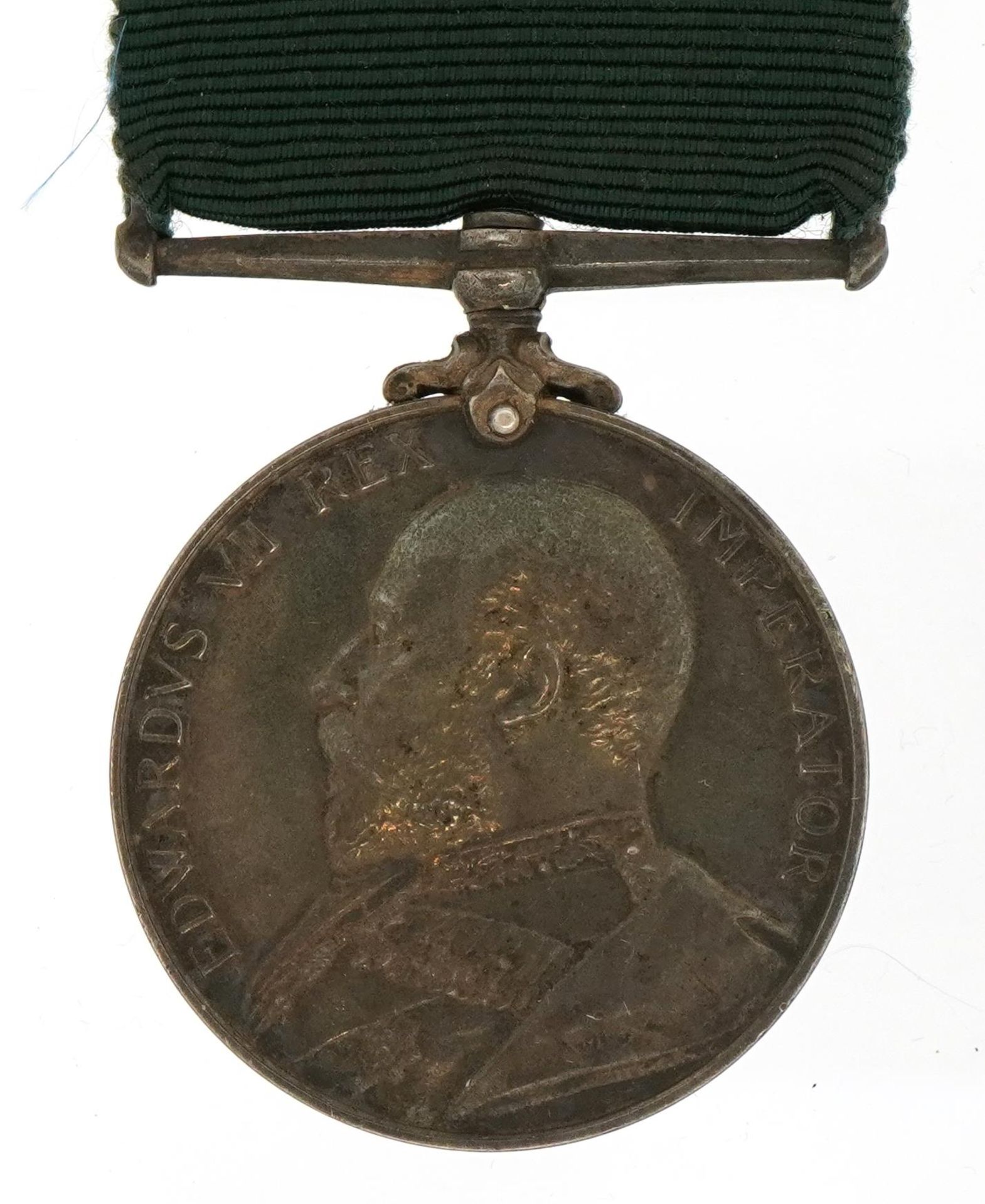 Edward VII British military Volunteer Long Service medal awarded to 2925SJT:T.G.CUTMORE3KENTR.G.A.V.