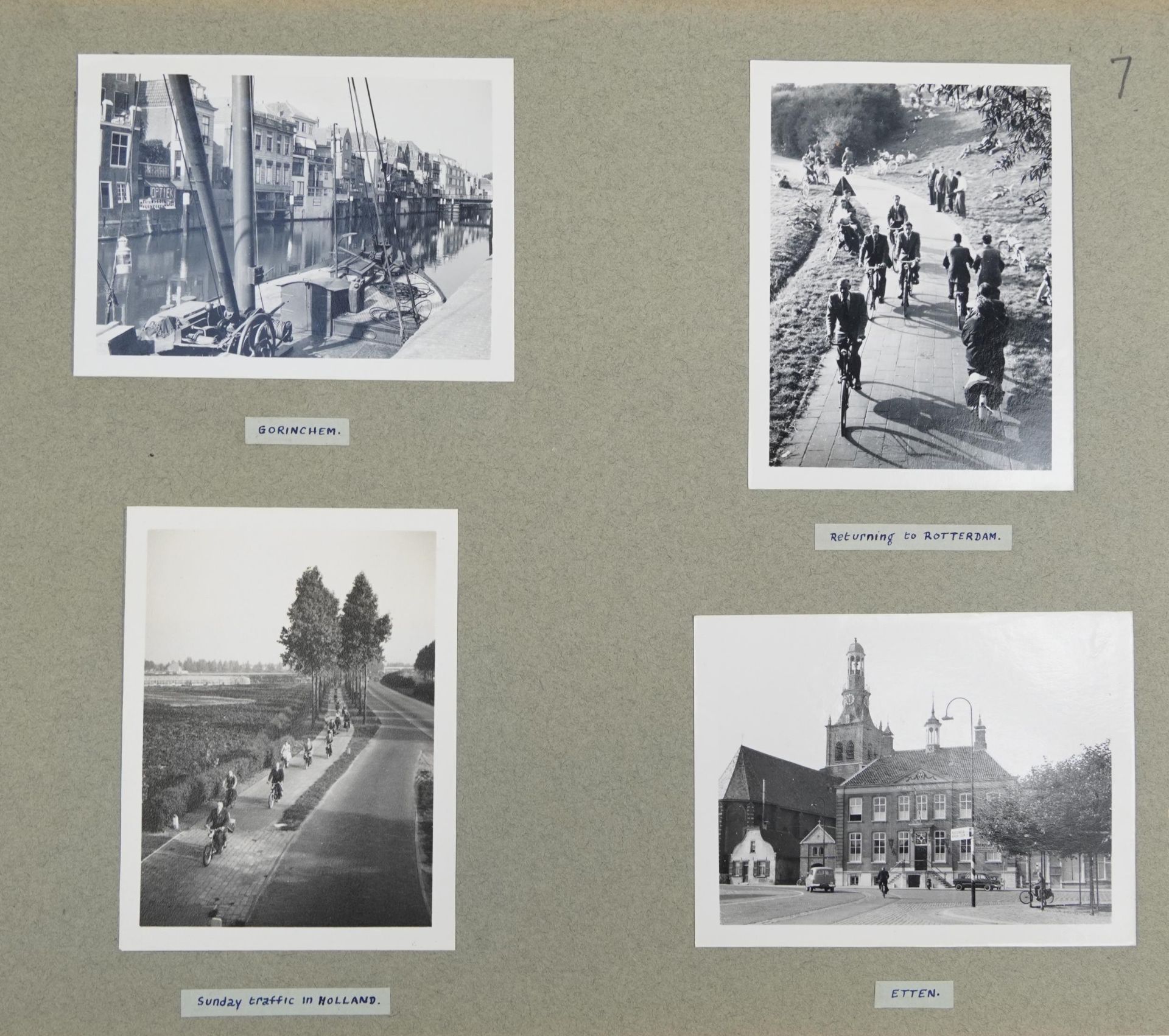 Collection of black and white photographs arranged in four albums including Sweden and Norway - Bild 12 aus 15