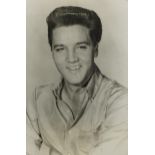 Elvis Presley, print, framed and glazed, 75cm x 51cm excluding the frame
