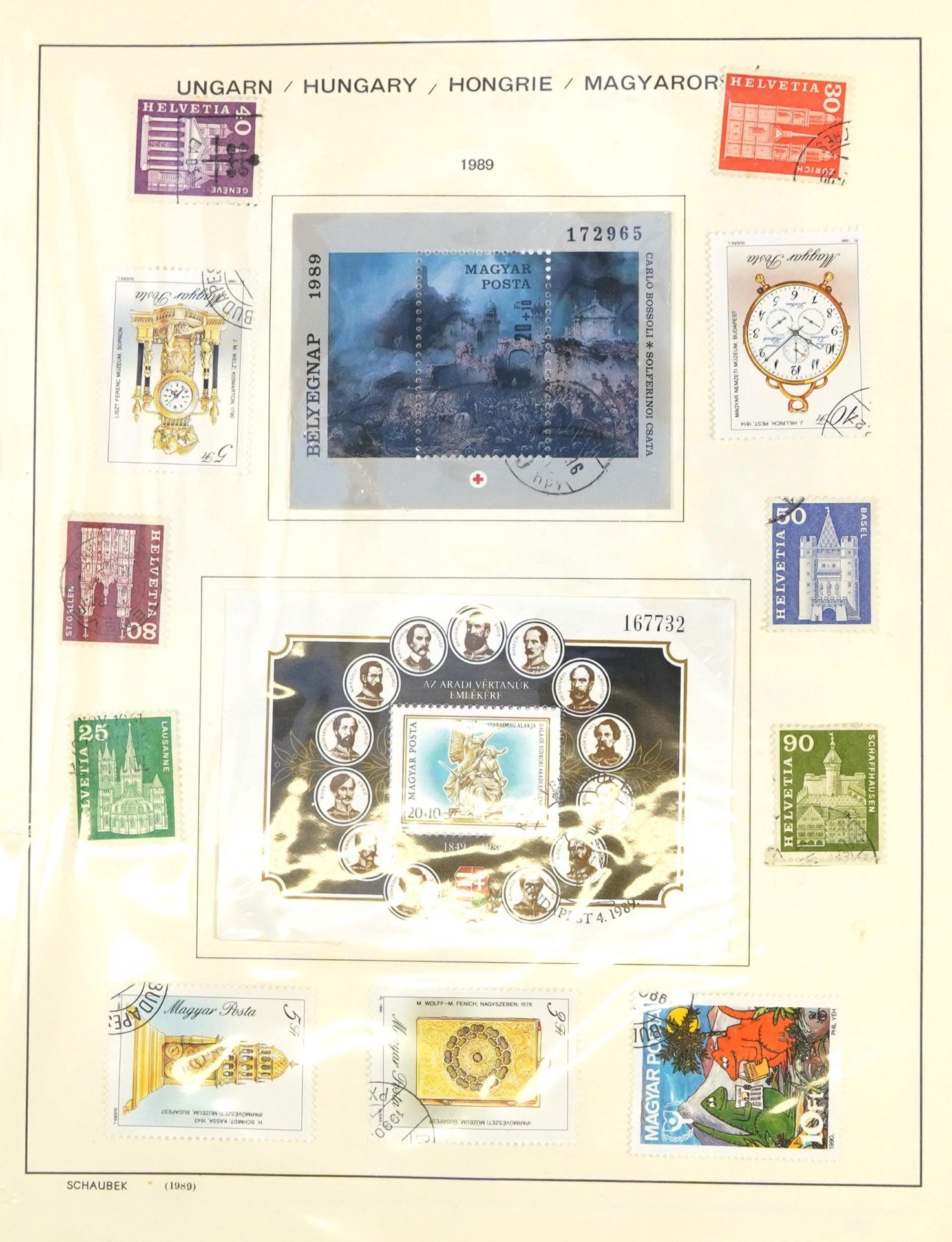 Extensive collection of world stamps arranged in nineteen albums including Cuba, Cyprus, Africa - Image 14 of 18