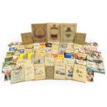 Large collection of cigarette cards, mostly arranged in albums, including John Players & Sons,