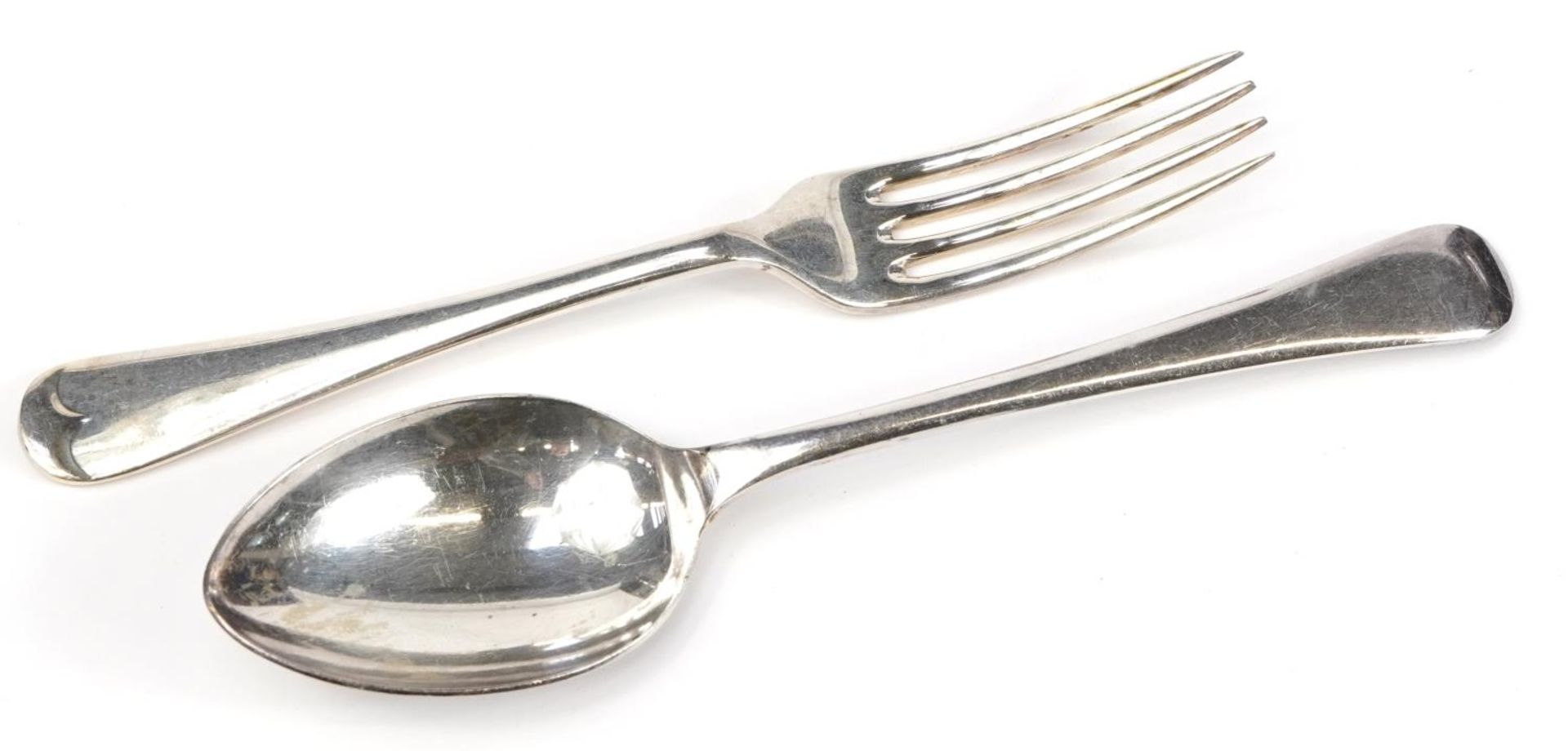 Thomas Turner Sheffield silver plated and stainless steel cutlery housed in an Art Deco oak - Image 4 of 6