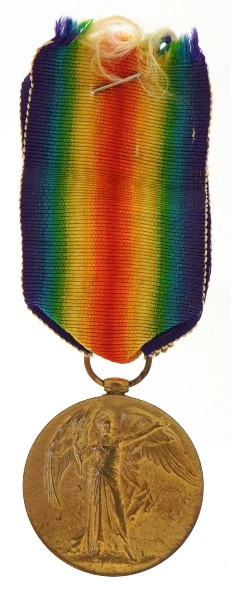 British military World War I Victory medal awarded to S4-086977PTE.E.J.WEATHERLEY.A.S.C. - Bild 2 aus 4