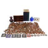 Antique and later antique and later British and world coins including five pounds, two pounds and