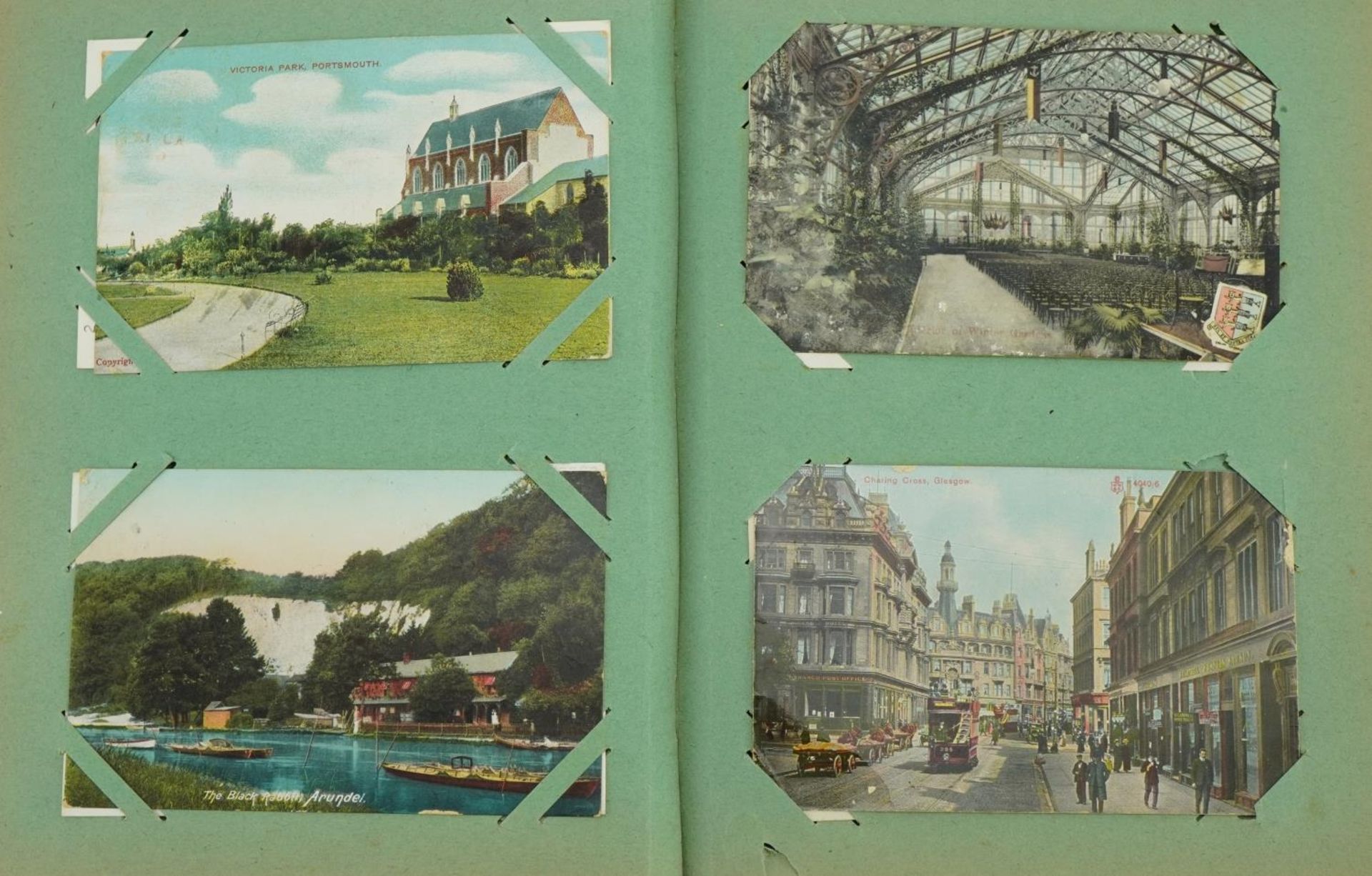 Album of over one hundred and thirty topographical postcards - Bild 3 aus 5