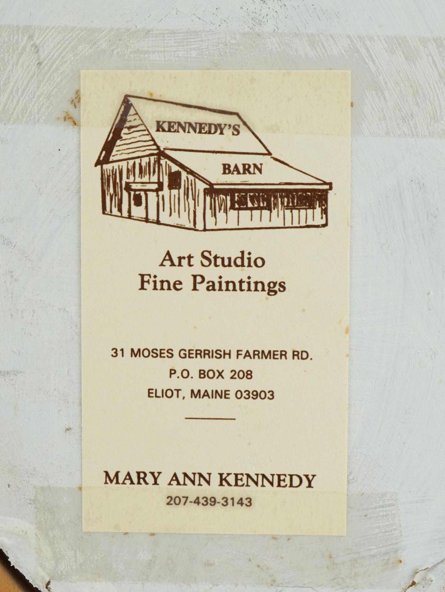 Mary Ann Kennedy - Still life flowers and village street scenes, four oil on boards, each with label - Image 16 of 22