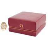 Vintage Omega, ladies 9ct gold wristwatch, the case numbered 511519410141, with international