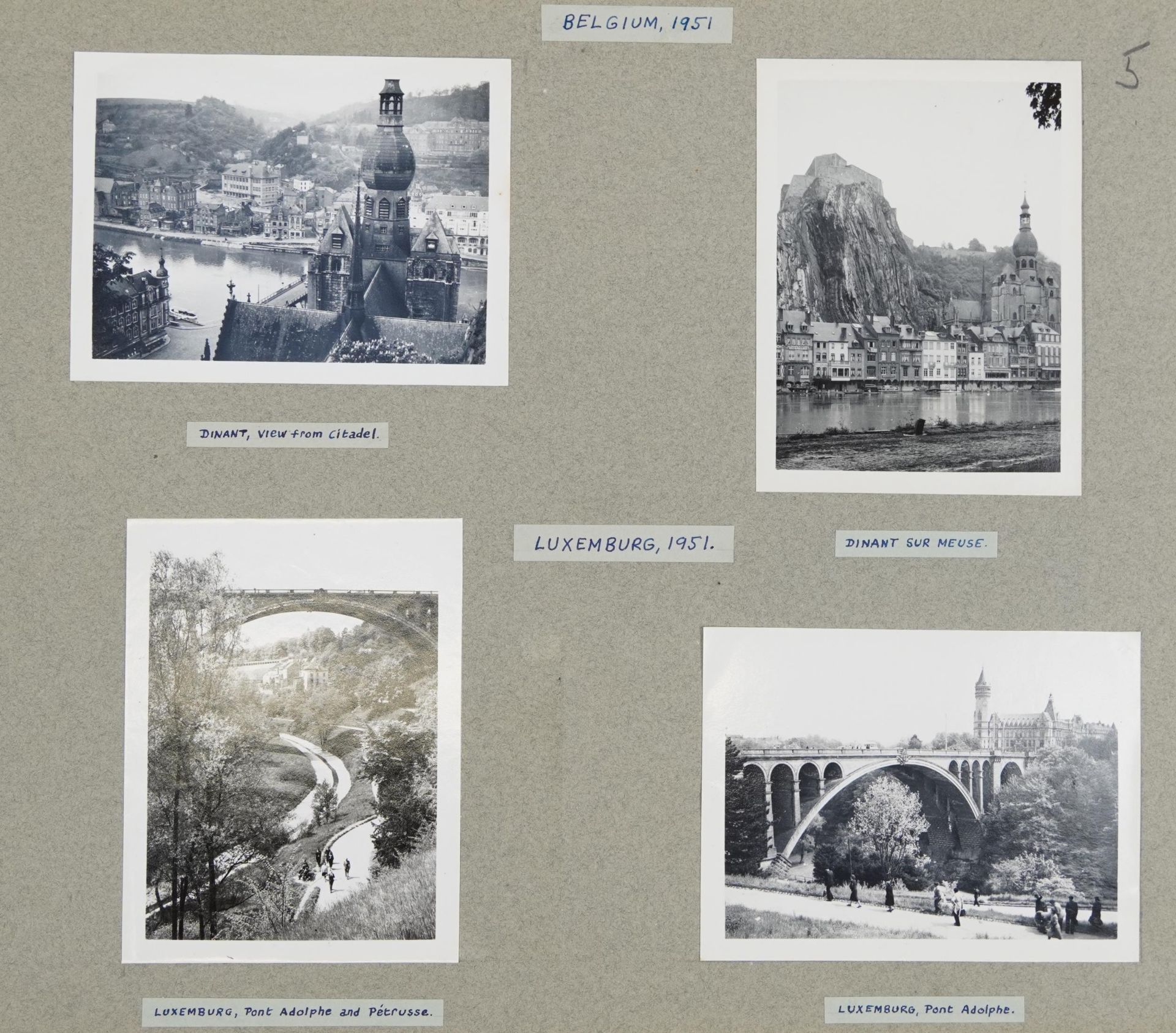 Collection of black and white photographs arranged in four albums including Sweden and Norway - Bild 14 aus 15