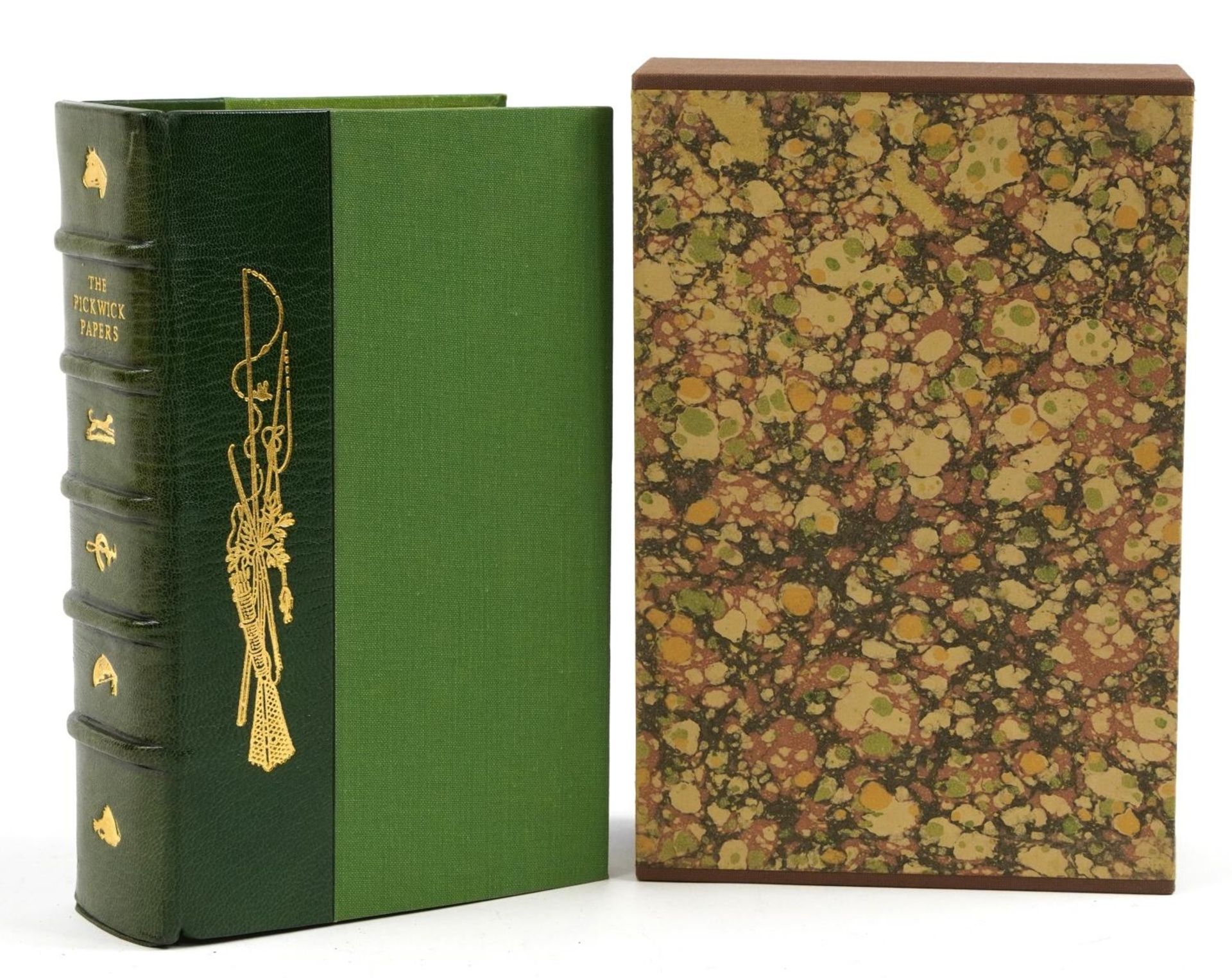 The Pickwick Papers, leather bound, gilt edged book, Nottingham Court press in association with