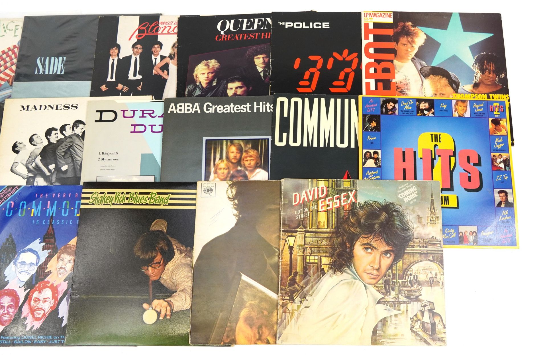 Vinyl LP records including Sade, Queen, The Police, Madness, Duran Duran and Bob Dylan - Bild 3 aus 3