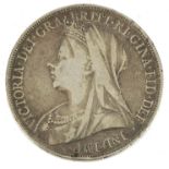 Queen Victoria 1900 silver crown