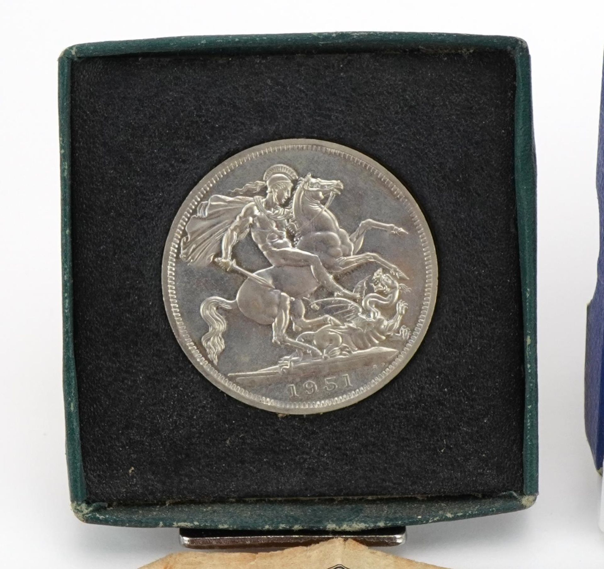 British and world coinage and a United Nations Service medal with box, including 1951 Festival of - Image 2 of 5