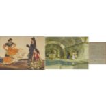 Sir William Russell Flint - Two pencil signed prints in colour, each with embossed blind stamp and a