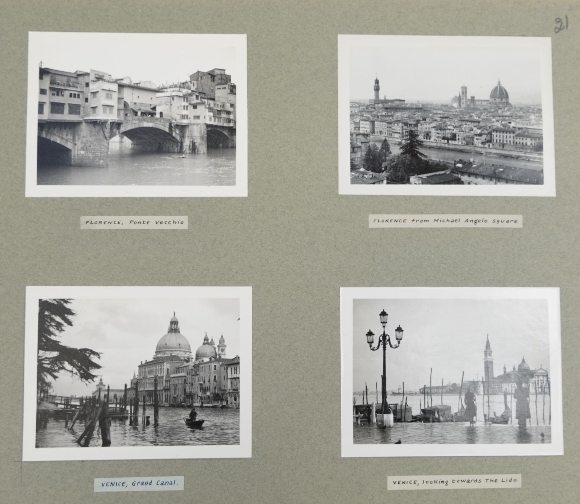 Collection of black and white photographs arranged in four albums including Sweden and Norway - Bild 10 aus 15