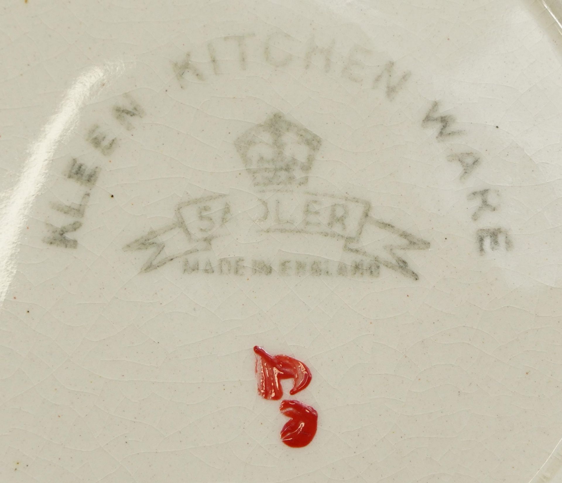 Eight vintage Kleen Kitchenware storage jars and sifters, the largest 12cm high - Bild 4 aus 4