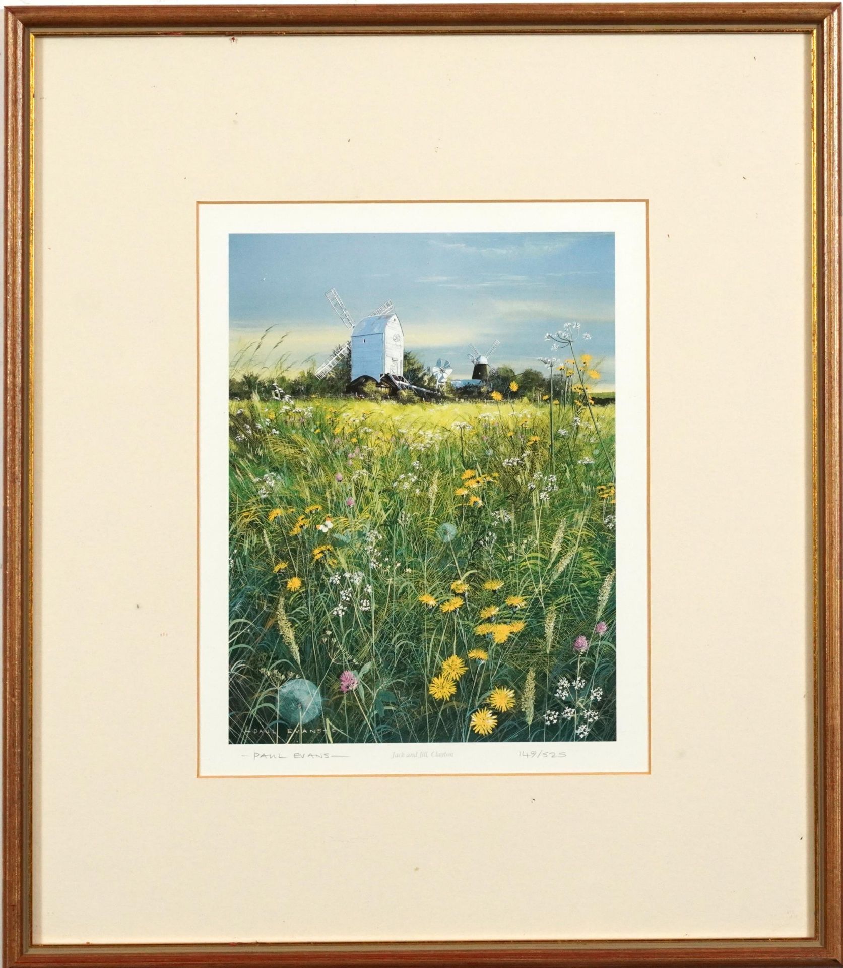 Paul Evans - Gamekeeper's Cottage, Bayham and Jack and Jill, Clayton, pair of pencil signed prints - Bild 2 aus 12