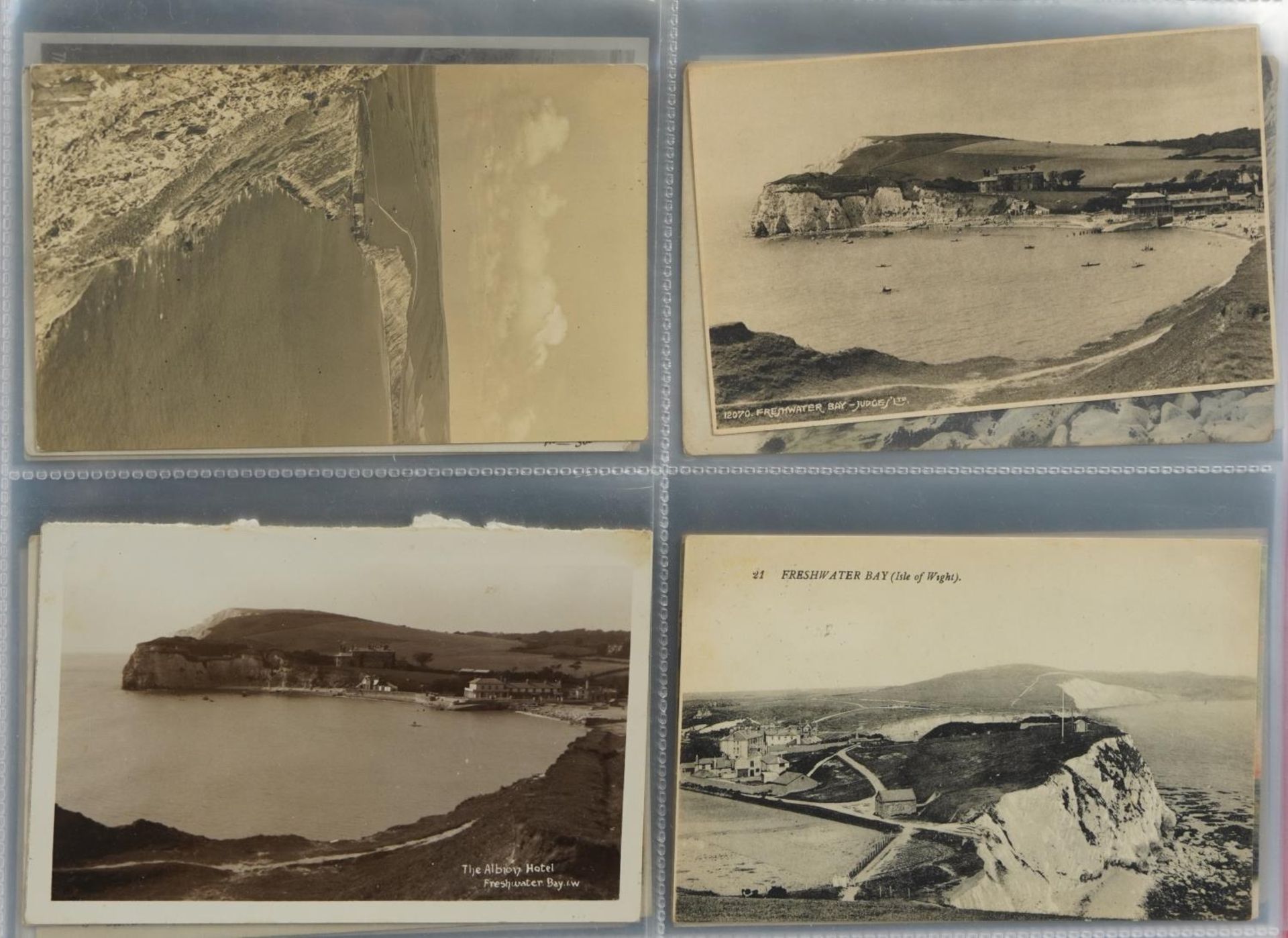 Large collection of Edwardian and later postcards including Birling Gap, Eastbourne, Lewes, - Image 8 of 12
