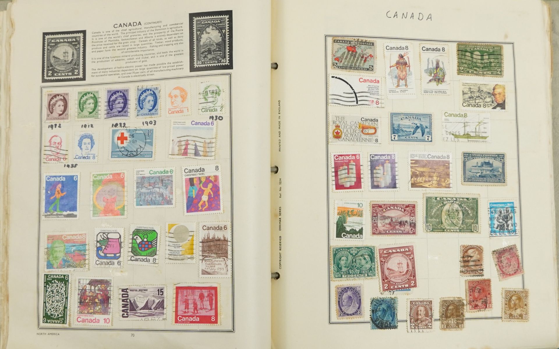 Extensive collection of world stamps arranged in albums, on envelopes and loose - Bild 11 aus 14