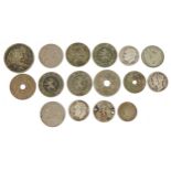 Coinage including United States of America one dime
