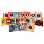 45rpm records including Ray Charles and Bill Halley and his Comets