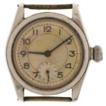 Oyster Watch Company, gentlemen's stainless steel wristwatch with subsidiary dial, the case number