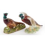 Two Beswick pheasants numbered 850 and 1226, the largest 27cm in length