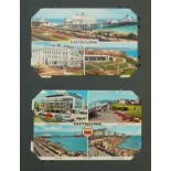 Album with approximately one hundred postcards of Eastbourne, (crisp and unused)