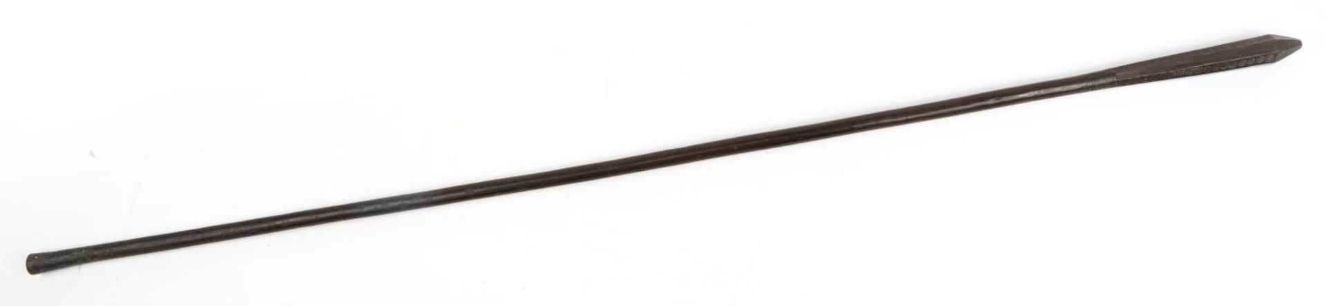 Tribal interest hardwood club, possibly Tongan, 137.5cm in length - Image 2 of 5