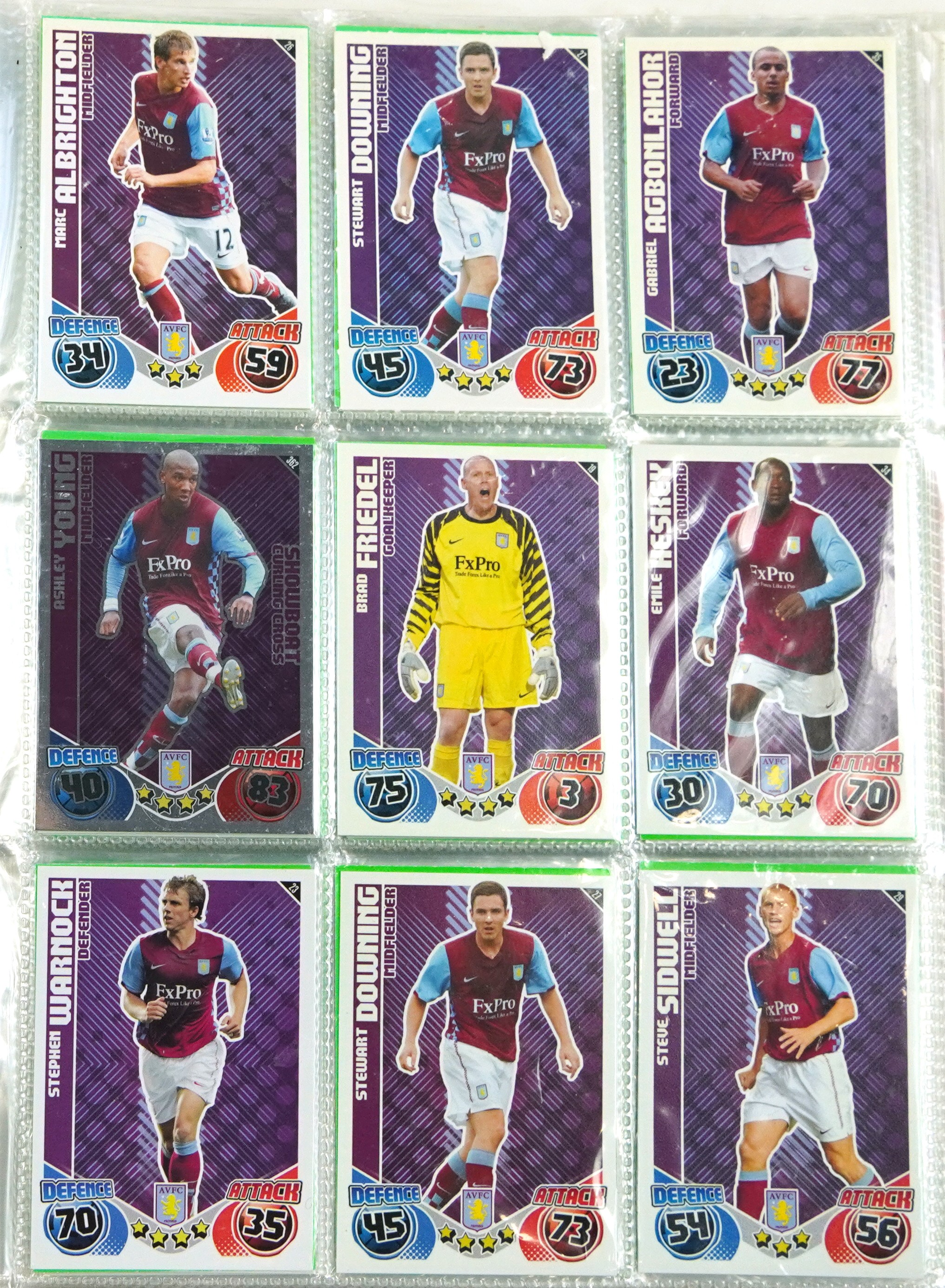 Topps Match Attax football cards including Sorensen, Scholls, Ferguson, Alonso and Upson West Ham - Image 6 of 12