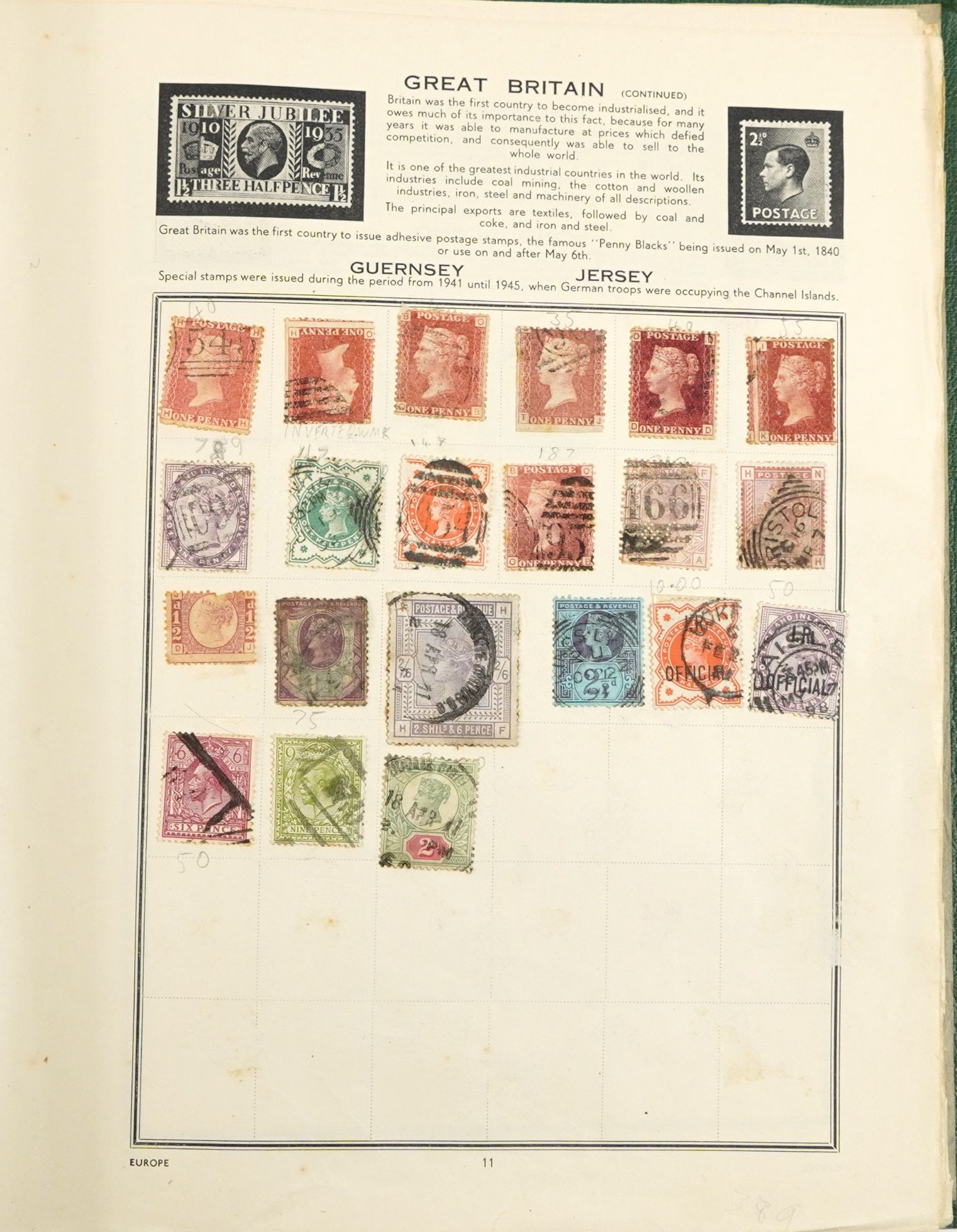 Extensive collection of world stamps arranged in albums, on envelopes and loose - Bild 10 aus 14