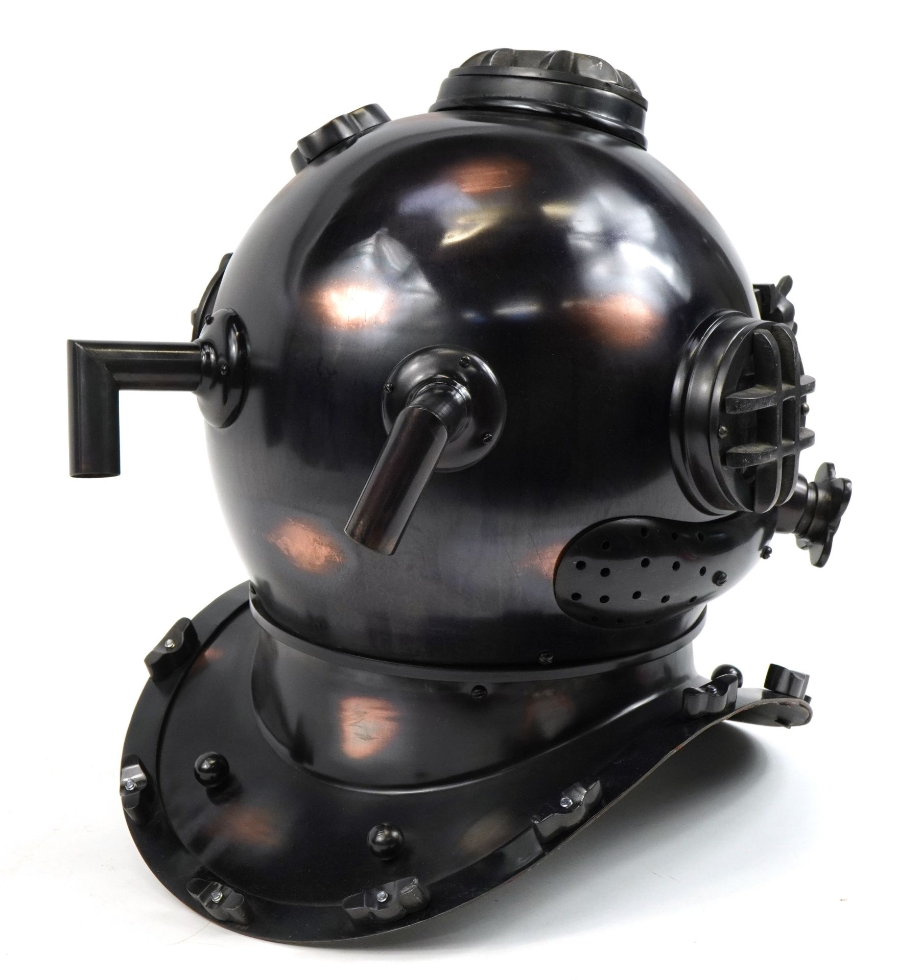 Decorative diver's helmet, 42cm high - Image 3 of 4