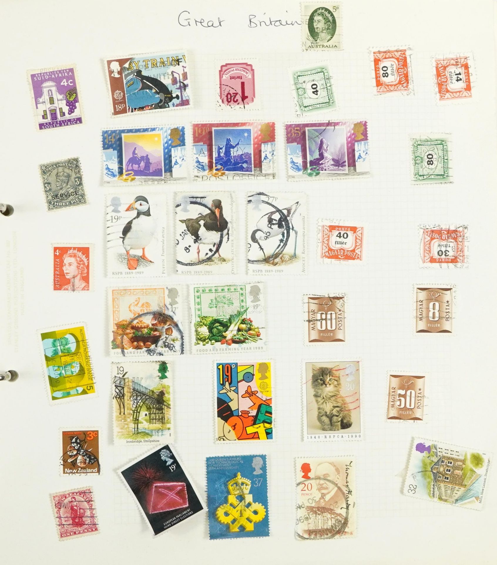 Extensive collection of world stamps arranged in nineteen albums including Cuba, Cyprus, Africa
