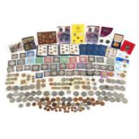 Antique and later British and world coins including British first decimal coin sets and