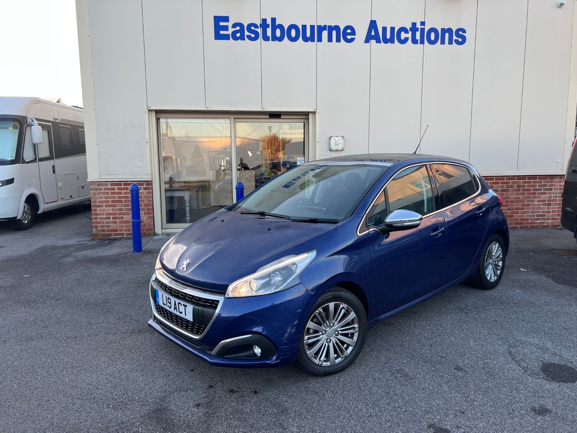 2017 automatic Peugeot 208 1.2 petrol five door hatchback, Reg L19ACT, 8967 miles, no tax, no MOT,