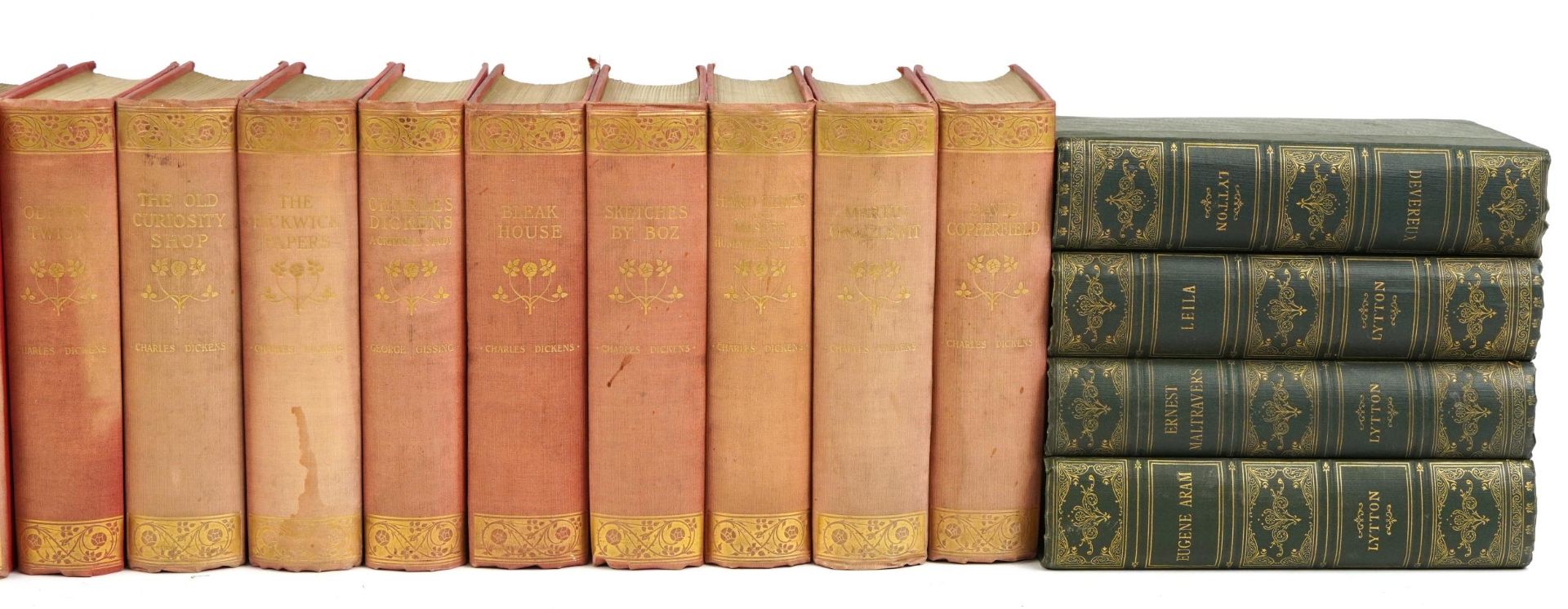 Collection of hardback books comprising Charles Dickens Imperial Edition and Lytton printed by G J - Image 3 of 4