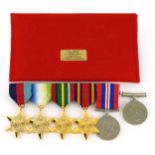 British military World War II five medal group