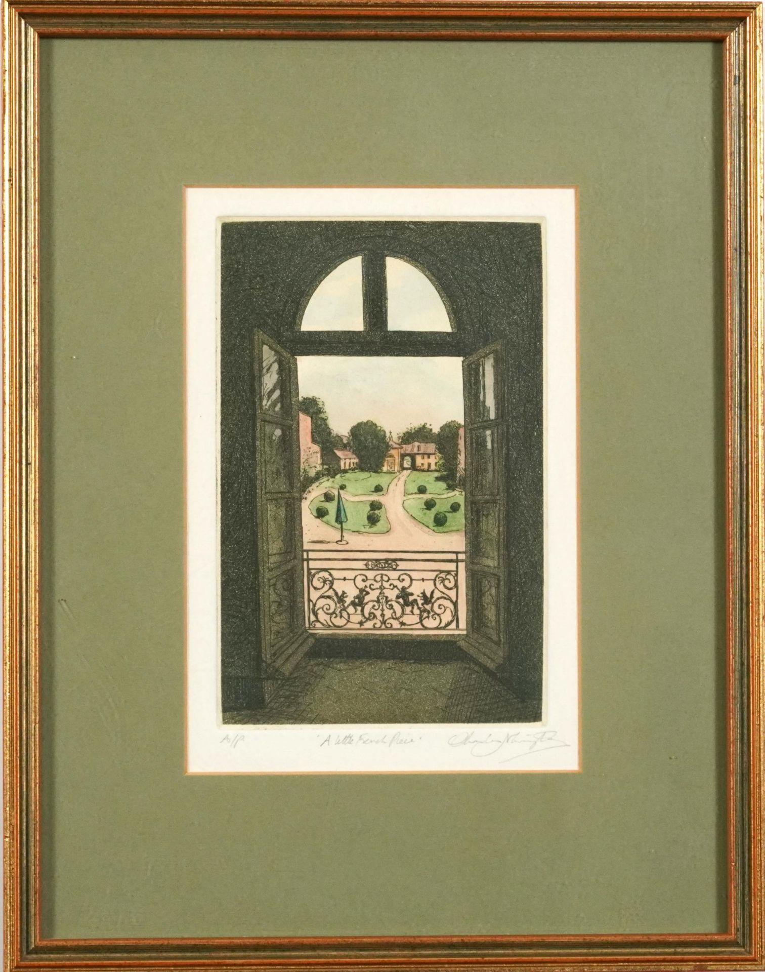 Charles Newington - A Little French Piece, pencil signed artist's proof print in colour, mounted, - Bild 2 aus 6