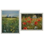 Paul Evans - Gamekeeper's Cottage, Bayham and Jack and Jill, Clayton, pair of pencil signed prints