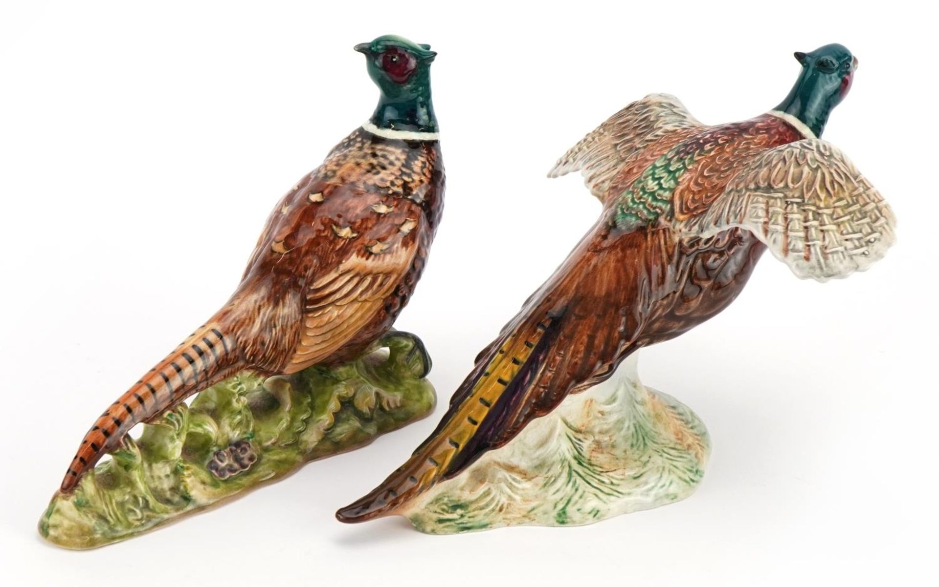 Two Beswick pheasants numbered 850 and 1226, the largest 27cm in length - Bild 2 aus 4