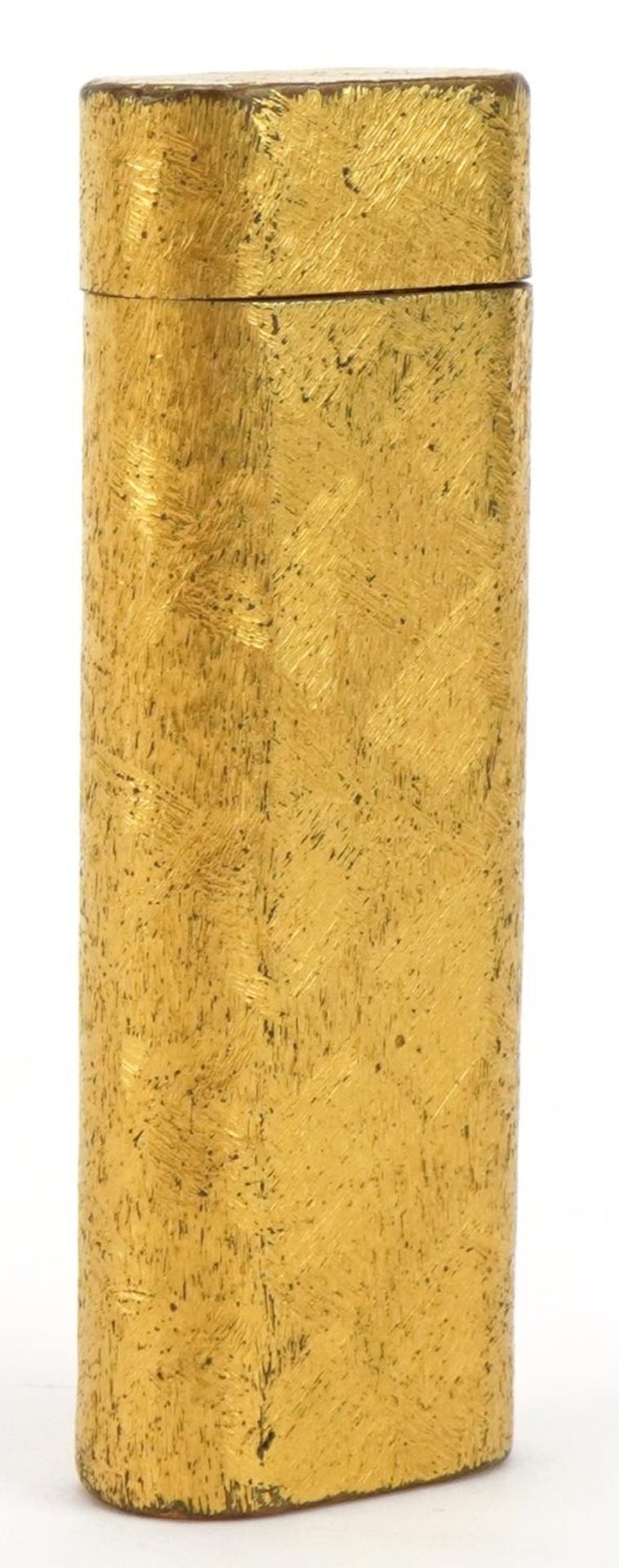 Cartier gold plated pocket lighter with fitted box, guarantee card and wallet - Image 3 of 5