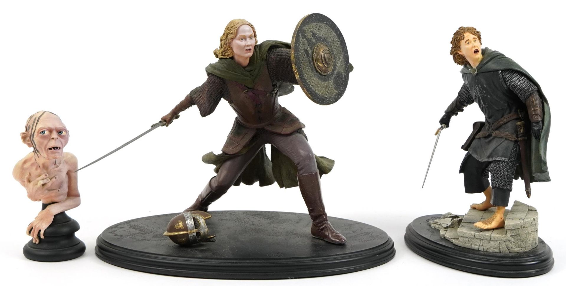 Three Lord of the Rings, The Return of the King Sideshow Weta figures comprising Miranda Otto as