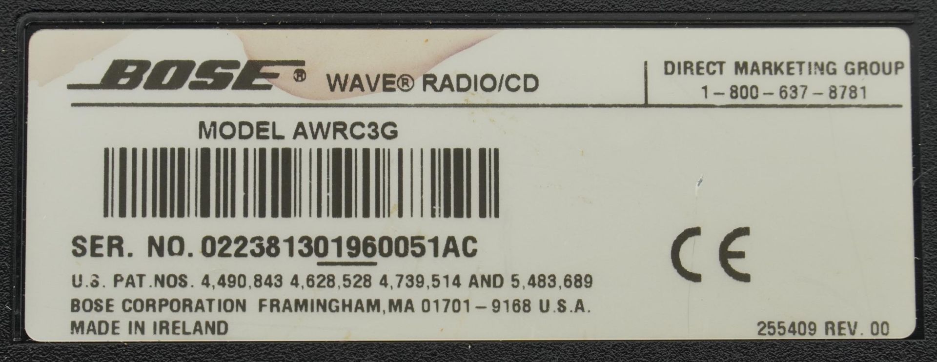 Bose Wave radio/CD player model AWRC3G - Image 3 of 3