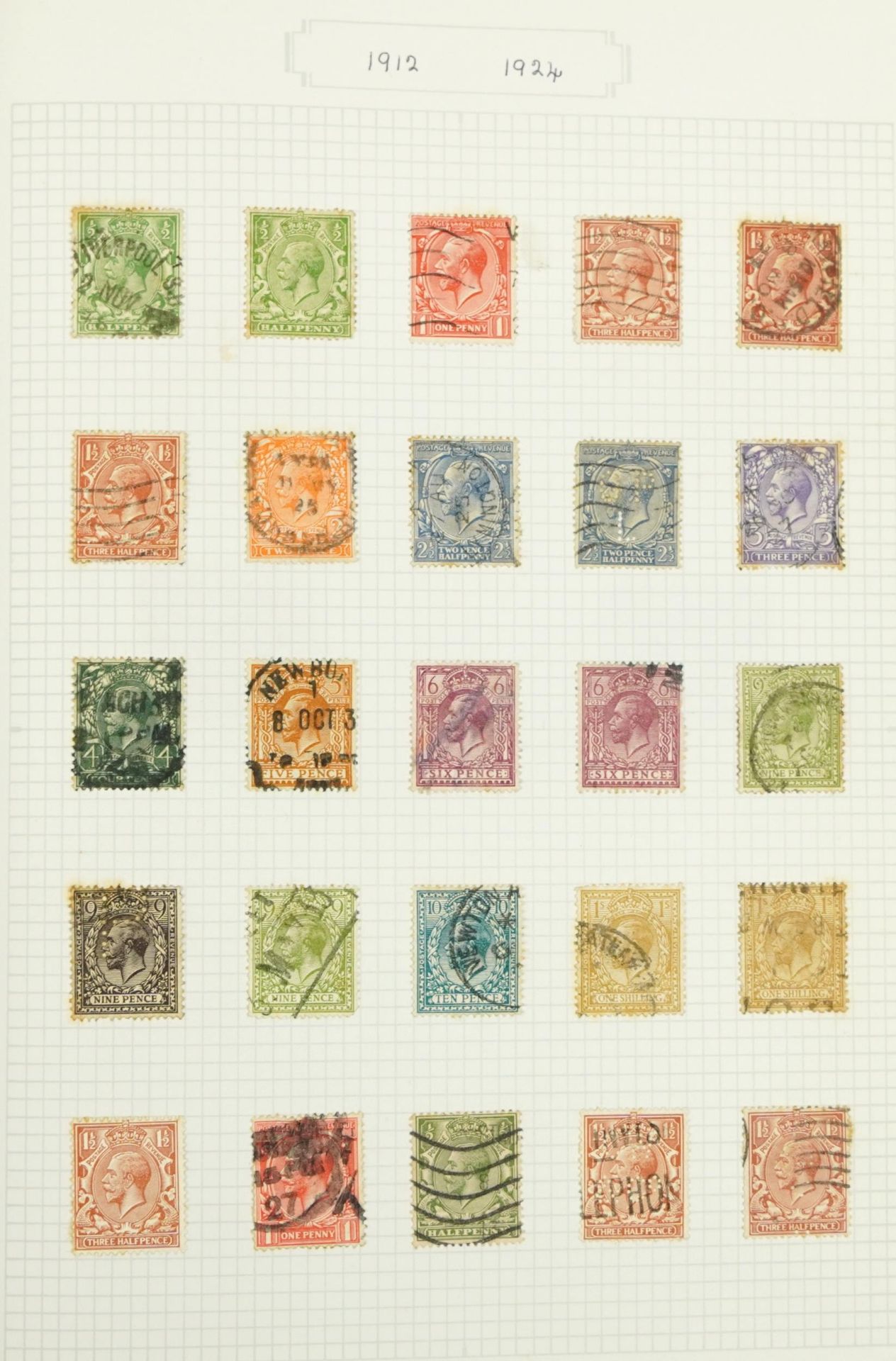 Extensive collection of 19th century and later British and World stamps arranged in nineteen - Bild 5 aus 11