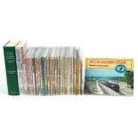 Collection of railway and locomotive related hardback and paperback books published by Ian Allan