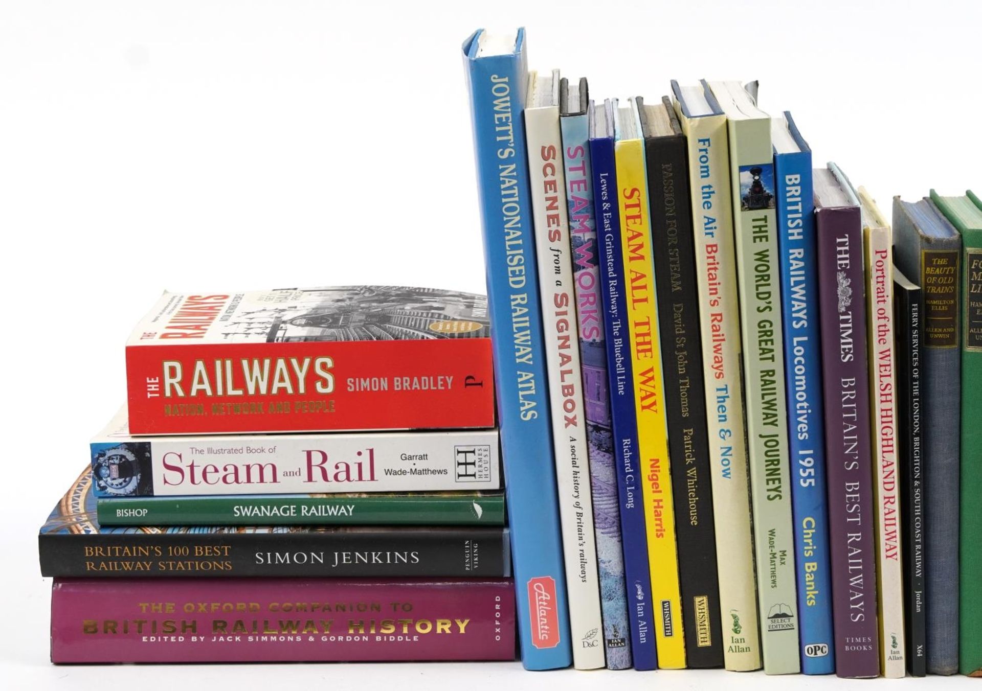 Hardback railway books including British Railways History, Steam Works, Scenes from a Signal Box, - Bild 2 aus 3