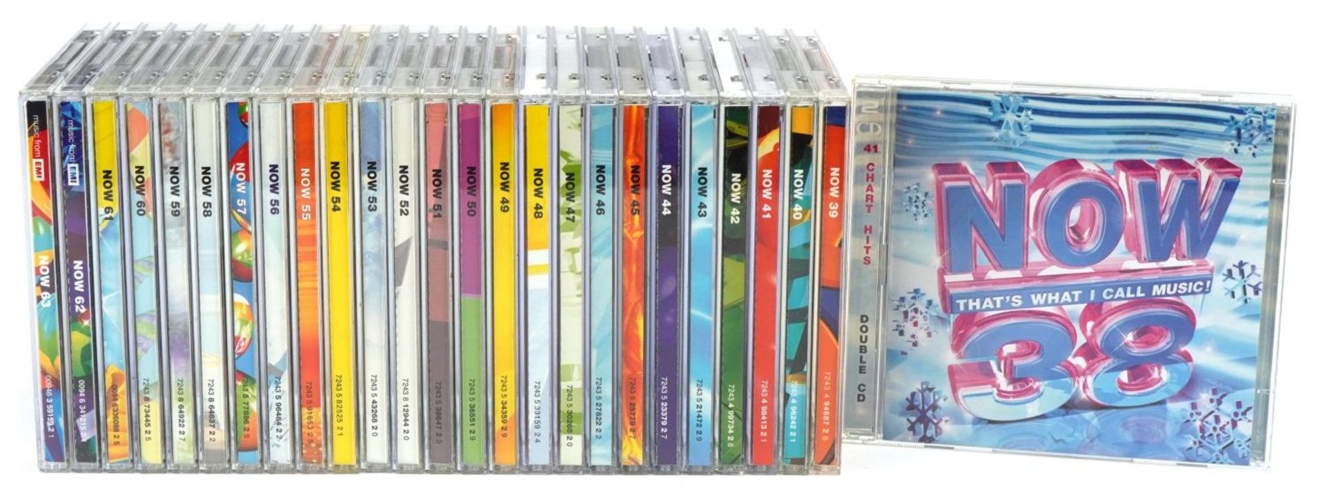 Now That's What I Call Music CDs, 38-63, twenty six in total