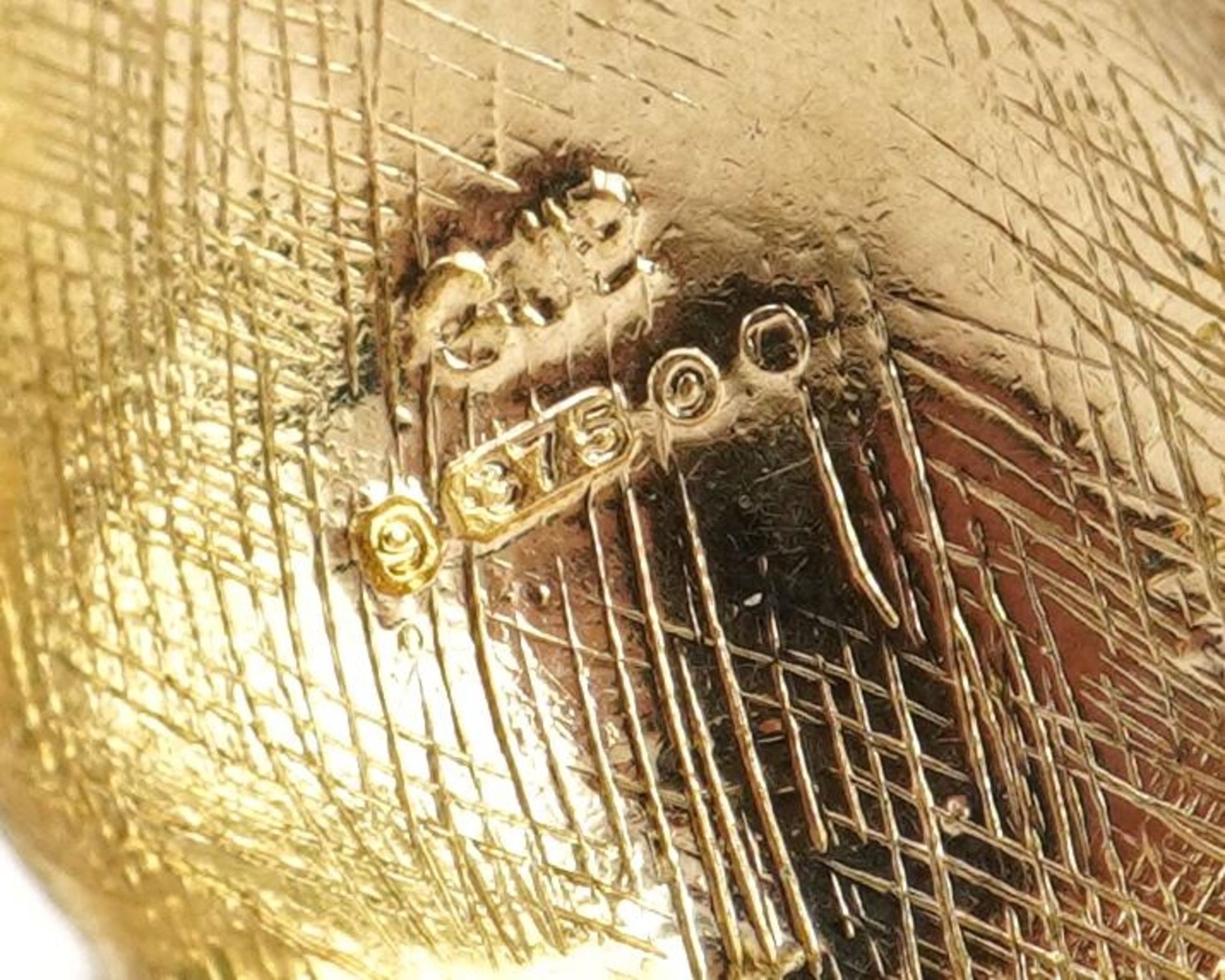9ct gold elephant pendant with ruby set eye, 2.5cm high, 7.6g - Bild 3 aus 3