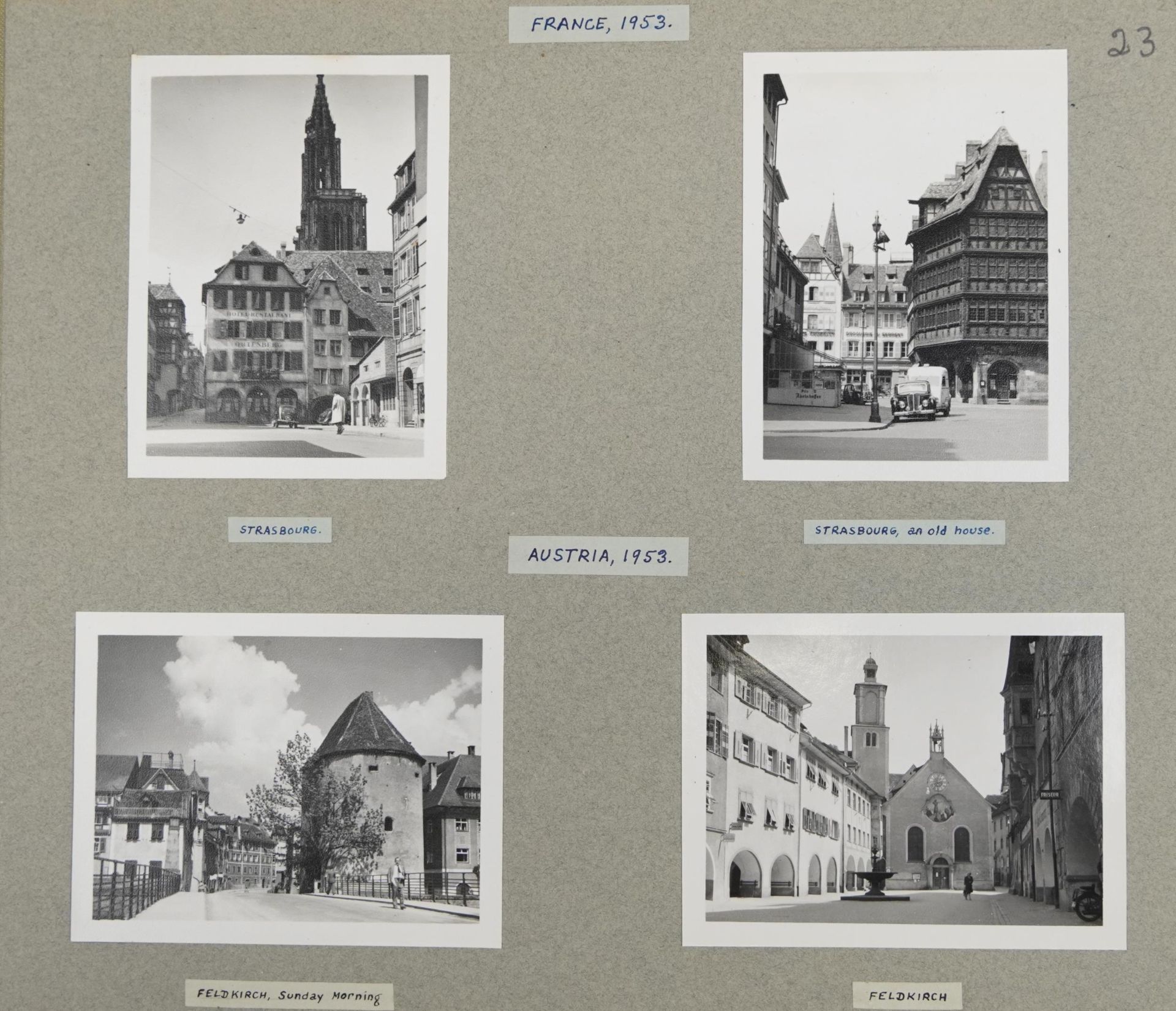 Collection of black and white photographs arranged in four albums including Sweden and Norway - Image 15 of 15