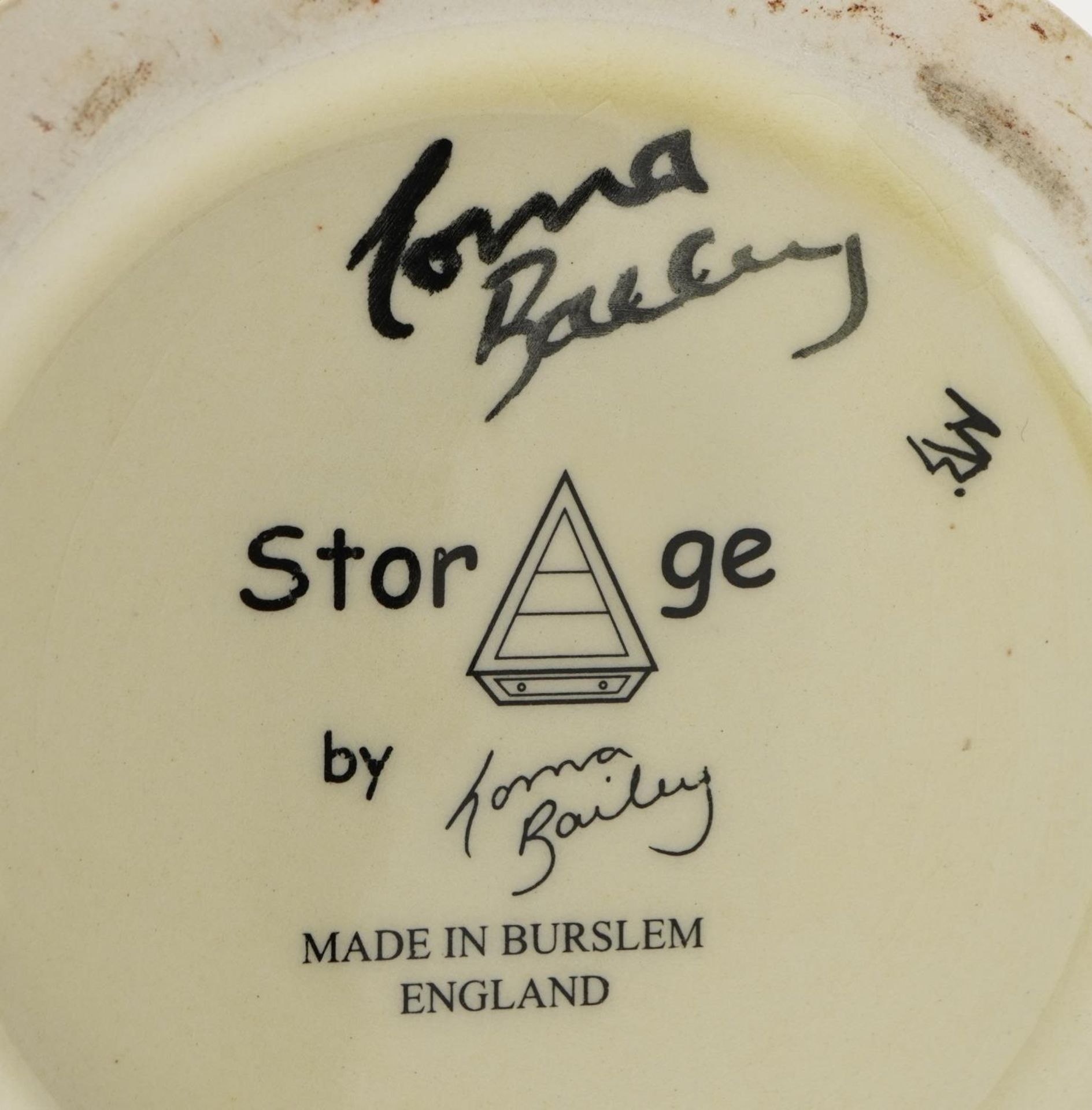 Lorna Bailey hand painted Storage pattern chicken design teapot, 28.5cm high - Bild 4 aus 4